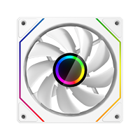ESGAMING Haute Qualité Prisme ARGB Miroir au Centre Ordinateur Cas Ventilateur 5V 3Pin PWM Infinite Mirror Effect Gaming CPU Cooler Fan