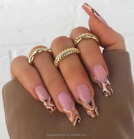 Uñas Postizas Acrílicas Hechas a Mano Estilo Bailarina, las Más Vendidas, para Mujer, al por Mayor
