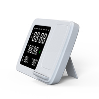Desktop Aanpassen Logo Multifunctionele Draadloze Oplader Digitale Wekker En Kalender Met Temperatuurmonitor