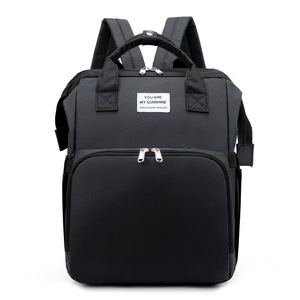 <span class=keywords><strong>Sac</strong></span> <span class=keywords><strong>à</strong></span> dos <span class=keywords><strong>à</strong></span> <span class=keywords><strong>langer</strong></span> pliable avec <span class=keywords><strong>lit</strong></span> bébé intégré, station de change, imperméable, grande capacité, <span class=keywords><strong>sac</strong></span> de voyage pour maman, poches isothermes, compatible poussette - Product Image 4