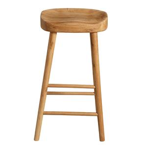 İskandinav tarzı eski yüksek-kaliteli Cafe Restaurant süt çay dükkanı doğal ahşap renk katı beyaz meşe <span class=keywords><strong>Bar</strong></span> tabureleri - Product Image 2