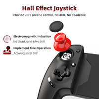 Manette de jeu sans fil Gamwing AB02S pour iOS Pro avec joystick à effet Hall, gyroscope 6 axes et moteur de vibration