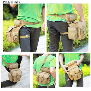 AYPPRO unisexe fermeture à glissière taille sac à la mode Camouflage sport voyage randonnée <span class=keywords><strong>pour</strong></span> <span class=keywords><strong>moto</strong></span> côté <span class=keywords><strong>jambe</strong></span> stockage sac à bandoulière - Product Image 3