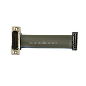 Câble plat flexible personnalisé avec conducteur en cuivre pur et isolation en nylon/PVC - Product Image 1