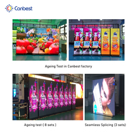 Personnalisé P1 P1.5 1.5 P1.8 P2 Sans Soudure Led Affiche Écran D'affichage Wifi Contrôle Affiche Led Panneaux D'affichage P2.5 Bannière Led Mur