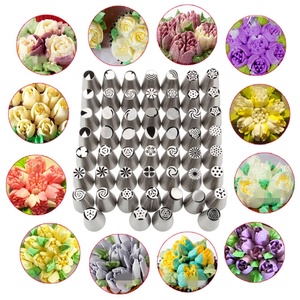 หัวบีบเค้กสแตนเลส อุปกรณ์ตกแต่งเค้ก หัวบีบโลหะแบบรัสเซีย หัวบีบครีมแต่งหน้าเค้ก หัวบีบไอซิ่ง - Product Image 6