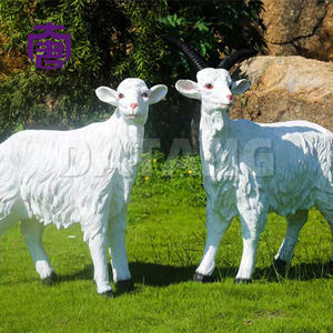 Décorations de chèvre 3D imperméables pour extérieur, taille réelle, en fibre de verre et résine, pour Halloween, mariage, décorations de fêtes, éclairage LED IP65 - Product Image 5