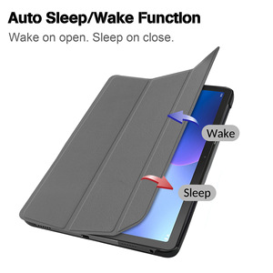 Support à trois volets aimant Smart Flip Cover PU étui pour tablette en cuir pour <span class=keywords><strong>Samsung</strong></span> Galaxy Tab A9 Plus S9 A8 S8 Folio Shell - Product Image 2