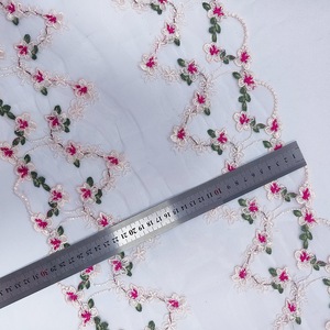 30CM di <span class=keywords><strong>pizzo</strong></span> floreale per abito da sposa foglie modello Tulle fiore di <span class=keywords><strong>pizzo</strong></span> Applique - Product Image 6