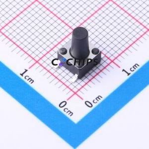 TSD003B09526A Tactile Switch SMD,6x6mm Switch Round Button 2.6N Vertical Mount 6mm - Product Image 1