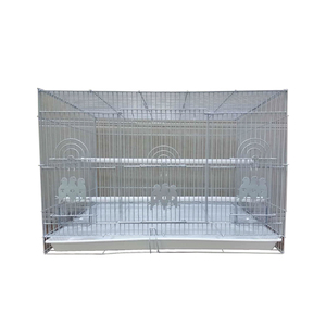 Cage à <span class=keywords><strong>oiseaux</strong></span> suspendue pliable de haute qualité pour petits <span class=keywords><strong>oiseaux</strong></span>, en fil de fer importé, grande cage en fil métallique pour pinsons - Product Image 1