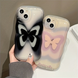 Custodia Protettiva Lusso <span class=keywords><strong>Trasparente</strong></span> con Onde Sfumate Romantica e Carina per iPhone 13, per Ragazze, Compatibile con <span class=keywords><strong>Apple</strong></span> 14 Pro Max - Product Image 4