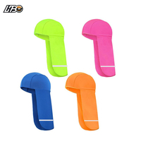 HBC Outdoor Night Riding Safety Bandas reflectantes Cola larga Transpirable Protección solar Protector de cuello Sombrilla Casco Liner Cape Cap