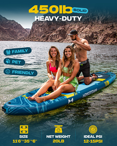 Tabla de Paddle Surf Inflable All Round SUP 11'6"*35"*6" con Material Drop Stitch para Yoga MA01 Extra Ancha y Ultra - Product Image 5