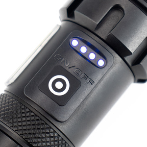 Đèn pin chiến thuật đa chức năng <span class=keywords><strong>LED</strong></span> XHP70 công suất cao, sạc USB, tầm xa, có chức năng zoom, dùng cho săn bắn và khẩn cấp ngoài trời - Product Image 2