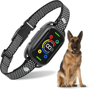 New Product Patent Design Smart <b>Dog</b> Anti Bark <b>Collar</b> Vibration Anti-bark <b>Collar</b> with Color Screen - Product Image 1