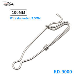 KEEP DIVING - Conector de Gancho de Arrastre Grande para Barco, de Acero Inoxidable, para Señuelos de Pesca de 100 mm, Accesorios Pequeños para Equipo de Pesca KD 9000/KD 9019 - Product Image 6