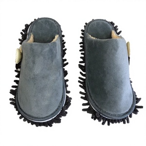 Pantofole da Casa Calde e Confortevoli in Peluche con Punta Aperta per Pulizie e Lavaggio, Ideali per Inverno, Primavera e Autunno, con Fiocco, Personalizzabili con Logo - Product Image 2
