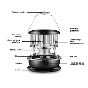 Réchauffeur portatif réglable de kérosène d'acier inoxydable pour <span class=keywords><strong>l</strong></span>'usage d'intérieur et <span class=keywords><strong>extérieur</strong></span> pour des activités extérieures comme la pêche sur glace - Product Image 4