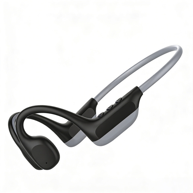 IPX-8 Waterproof Bone Conduction 5.3 Wireless Open MP3 Swimming Workout Headphone Microphone Earphone for Sports Running Cycling