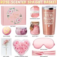 Cadeaux pour petite amie Anniversaire pour elle Ensemble d'idées cadeaux pour femme Panier cadeau maman meilleure amie Mariage rose