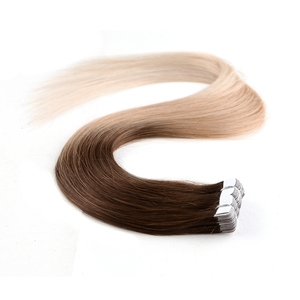 KSWIGS Factory Direct Mini Tape In Extensions 100% Real Human Hair <b>Silky</b> Straight Invisible Mini Tape Hair Wholesale Price - Product Image 5