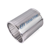 ZHEHAN SS304 Wedge Wire Solid Separator 0.02mm Saringan Sentrifugal Silinder Berbentuk Lubang Berlian untuk Filter Cairan 99%