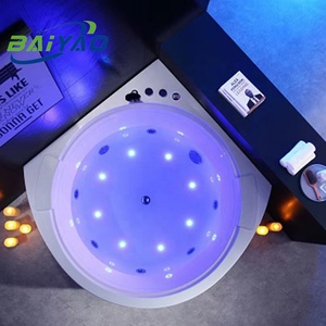 BAIYAO Smart 360 cascada Jakuzzi dos <span class=keywords><strong>personas</strong></span> interior Spa bañera independiente esquina bañeras y jacuzzier - Product Image 5