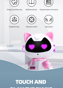 Gato Robot Interactivo Inteligente de Plástico F10, Control por Gestos, Canta, Baila, Programable, Juguete Educativo Electrónico para Niños - Product Image 4