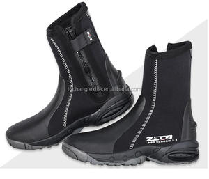 Hombres reciclados 3Mm 5Mm negro pesca caza antideslizante goma traje húmedo suela zapatos <span class=keywords><strong>para</strong></span> <span class=keywords><strong>aletas</strong></span> playa seguridad neopreno Surf buceo botas - Product Image 1