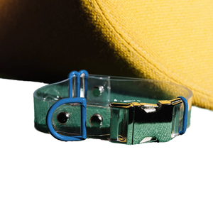 2022 nuevo diseñador de lujo PVC <span class=keywords><strong>Collar</strong></span> de perro impermeable personalizado al por mayor patrón sólido muestra gratis para aplicación de gatos - Product Image 1