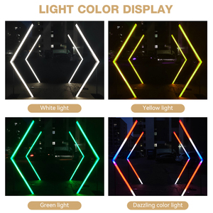 Moderno lujo fiesta evento decoración romántico tiempo túnel deshierbe iluminación personalizada RGB LED boda arco - Product Image 6