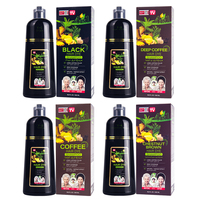 Productos para el cabello Planta Burbuja Natural Herbal Orgánico Sin amoníaco 3 en 1 Champú para tinte permanente para el cabello