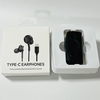 Écouteurs filaires Type-C, avec microphone, adaptés aux téléphones mobiles, écouteurs USB-C, écouteurs filaires compatibles avec Samsung Note 10