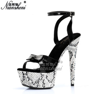 Tacones Altos de Plataforma Impermeables de 15 CM para <span class=keywords><strong>Bailarina</strong></span> Exótica de Pole Dance, Talla Grande, para Club, Fiesta Drag, Lencería, Stripper - Product Image 3