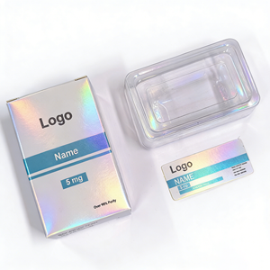 Scatola Personalizzata con Logo Olografico, Etichetta Lucida Economica, Confezione per Fiale da 3ml con Vassoio, per Peptidi Singoli o Doppi - Product Image 3
