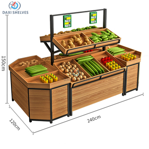 Estante Organizador de <span class=keywords><strong>Verduras</strong></span> <span class=keywords><strong>y</strong></span> <span class=keywords><strong>Frutas</strong></span> para Exhibición en <span class=keywords><strong>Mercado</strong></span>, Soporte de Exhibición de <span class=keywords><strong>Frutas</strong></span> <span class=keywords><strong>y</strong></span> <span class=keywords><strong>Verduras</strong></span> para Tienda de Comestibles - Product Image 4