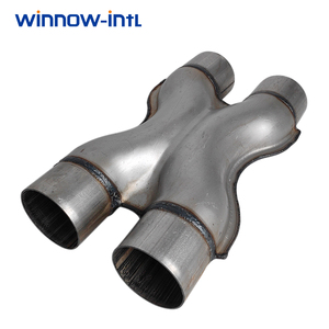 Phụ kiện hệ thống ống xả 3/4 cách x-crossover Ống đóng dấu x-ống y-ống xả Ống kết nối ống cho xe ô tô phổ thông - Product Image 2