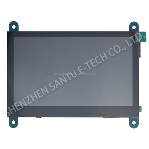 Tela multi-touch capacitiva de 4,3 polegadas para <span class=keywords><strong>Raspberry</strong></span> <span class=keywords><strong>Pi</strong></span> 800x480 IPS TFT suporta Raspbian <span class=keywords><strong>Ubuntu</strong></span> Kodi WIN10 IoT - Product Image 3