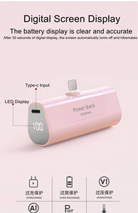 Power Banks 50000mAh Capacidad Bloc de notas con estación de alquiler de grafeno inalámbrico para cargador de batería solar <span class=keywords><strong>Iniu</strong></span> Power Bank - Product Image 3