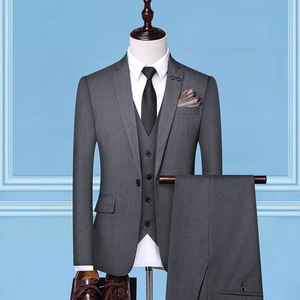 Abiti da <span class=keywords><strong>uomo</strong></span> in stile coreano di alta qualità abiti classici da lavoro formali 3 pezzi abiti da sposa da <span class=keywords><strong>uomo</strong></span> abiti da festa di lusso per <span class=keywords><strong>uomo</strong></span> - Product Image 4