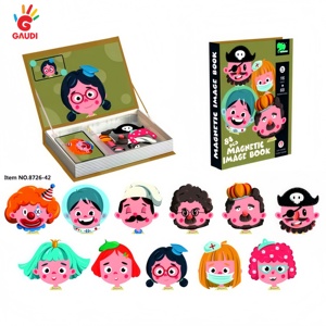<span class=keywords><strong>Livre</strong></span> de puzzle magnétique pour enfants, jouet éducatif pour les tout-petits, garçons et filles - Product Image 2