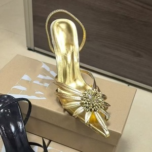 Nouvelles Sandales à Talons Hauts Dorés Sexy et Élégantes pour Femmes, Collection Été 2026 – Vente en Gros Usine - Product Image 4