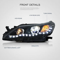 Lampu Mobil TYPY Dynamic LED DRL Plug and Play untuk Lampu Depan Halogen & Xenon Toyota Reiz 2010-2012 Mark X & Model Lainnya