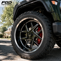 Jantes en alliage forgé 5x114.3 5x127 5x139.7 5x150 de 20, 22, 24, 26, 28, 30 pouces pour RAM 2500/3500 F-250 F-350