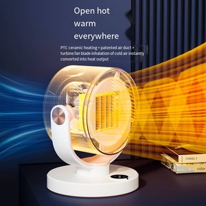 Gran oferta, calentador infrarrojo de cerámica PTC de 1800W, Mini ventilador eléctrico portátil con Control remoto, sala de estar al aire libre para el hogar de la UE - Product Image 3