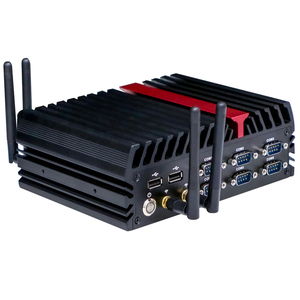 PC sans ventilateur <span class=keywords><strong>AMD</strong></span> <span class=keywords><strong>Ryzen</strong></span> R2314 8 cœurs 4K pour DDR4 SSD+HDD 6 ports COM RS232/485, large plage de tension 12-24V, boîtier d'ordinateur embarqué, neuf - Product Image 4