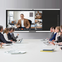 Pantalla Interactiva Plana EIBOARD de 94 Pulgadas, 4K LED, Táctil IR, Pizarra Inteligente Android OPS para Conferencias y Capacitación Universitaria