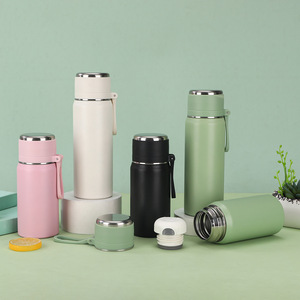 Bullet Shaped Insulated Water Bottle 316 Stainless Steel Large Capacity Portable For Sports Office Outdoor Travel Gift - Product Image 3