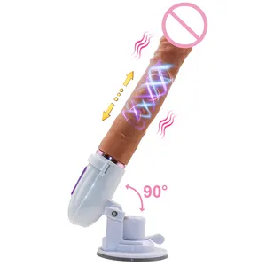 Vente chaude sans fil à distance gode vibrateur électrique femme privé sexe Machine avec poussée vibrateur gode pour les femmes